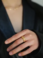 Elegant Link Chain Ring - Image 3
