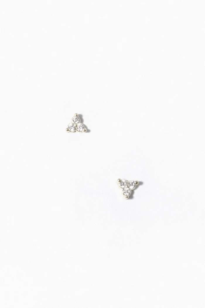Elegant Simplicity Triangle Earrings - Image 1