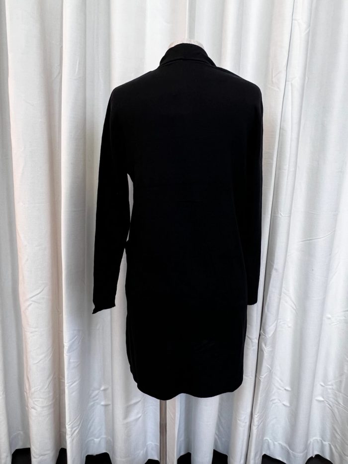 Elegant Knit Cardigan - Black - Image 4
