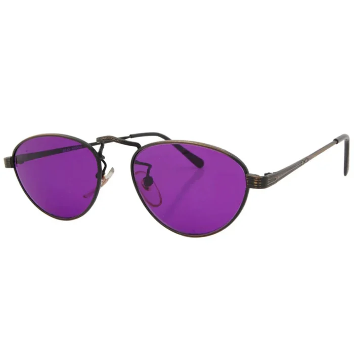 Stylish Retro Metal Frame Sunglasses - Image 7