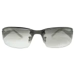 Stylish Semi-Rimless Rectangular Sunglasses - Image 7