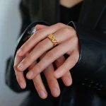 Elegant Link Chain Ring - Image 2