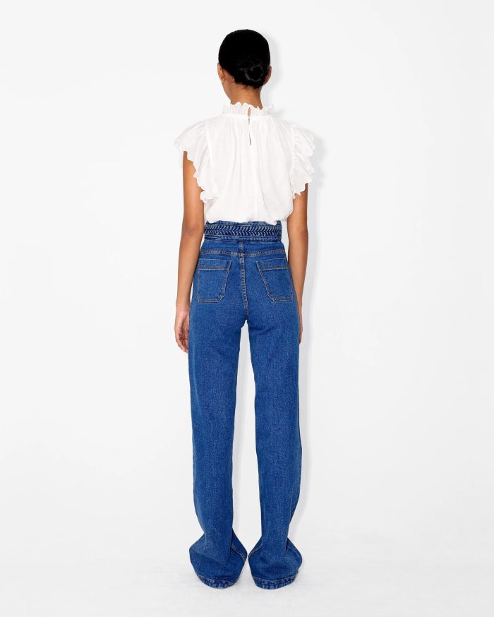 Elegant White Ruffled Top - Image 5