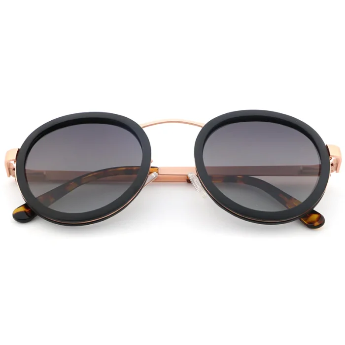Stylish Round Frame Sunglasses - Image 4