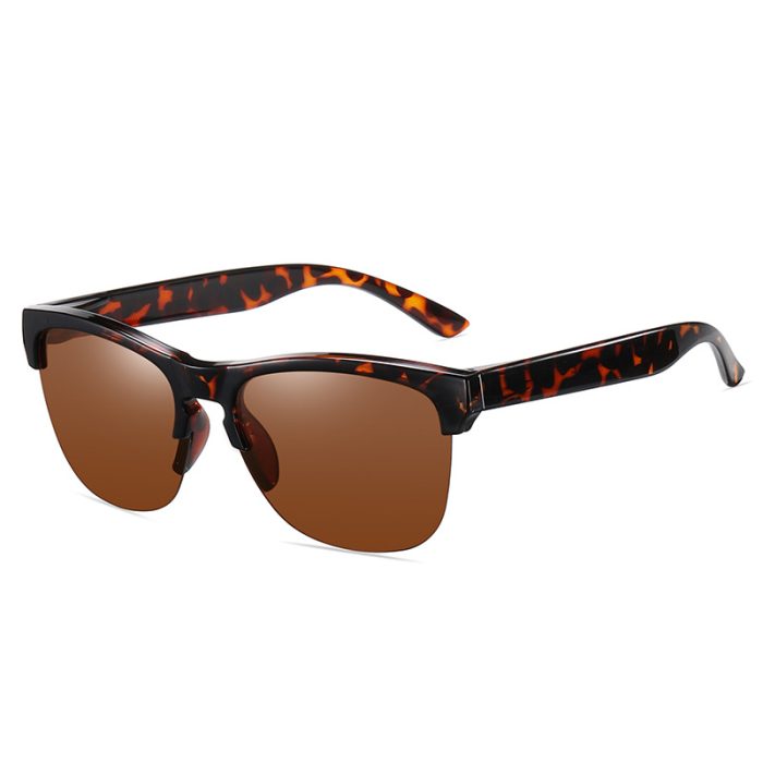 Stylish Classic Half-Frame Sunglasses - Image 5