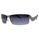 Stylish Semi-Rimless Rectangular Sunglasses - Image 3