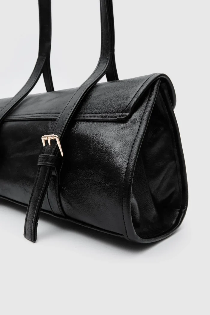 Elegant Black Shoulder Bag - Image 4