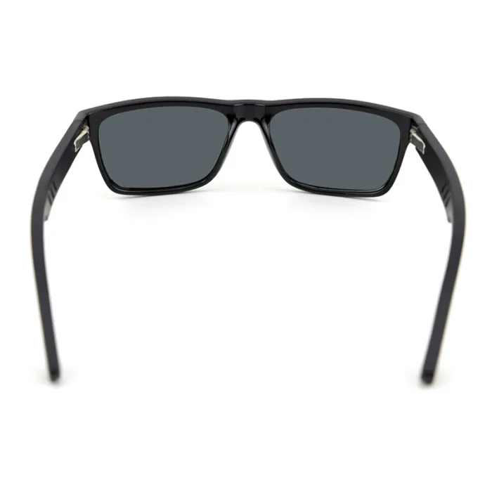 Stylish Black Rectangular Sunglasses - Image 4