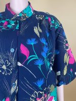 Elegant Floral-Pattern Oversized Shirt - Image 3