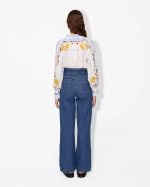 Elegant Sheer Embroidered Blouse - Image 5
