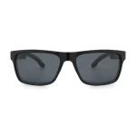 Stylish Black Rectangular Sunglasses - Image 3