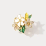 Elegant Floral Fantasy Ring - Image 11