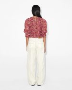 Floral Print Puff Sleeve Blouse - Image 3