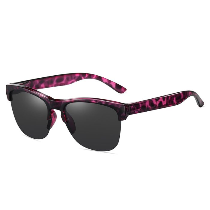 Stylish Classic Half-Frame Sunglasses - Image 3