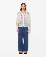 Elegant Sheer Embroidered Blouse