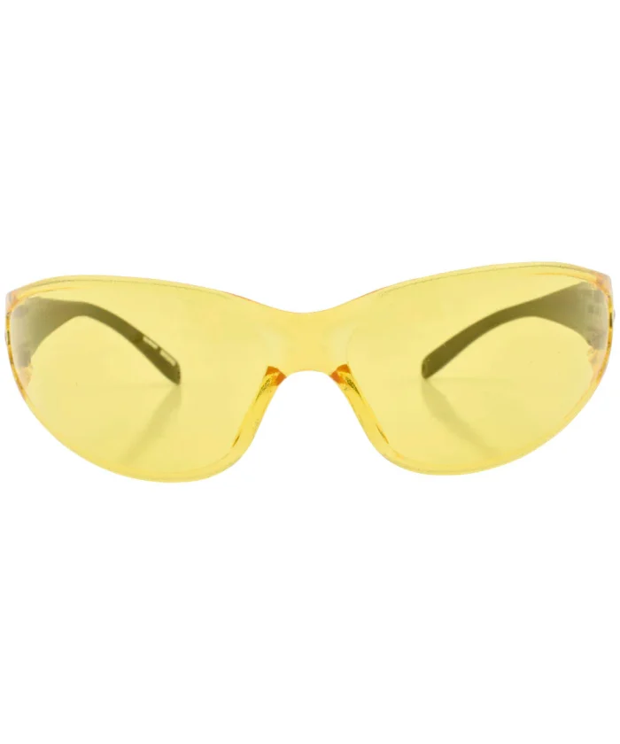 Stylish Yellow Wrap-Around Sunglasses - Image 3