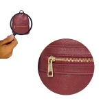 Elegant Burgundy Leather Backpack - Image 5