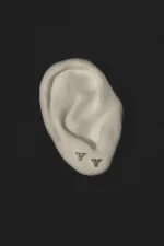 Elegant Simplicity Triangle Earrings - Image 5