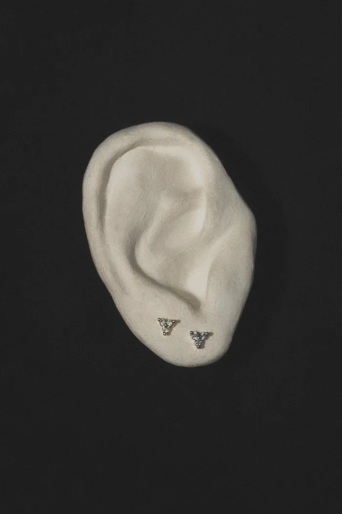 Elegant Simplicity Triangle Earrings - Image 5