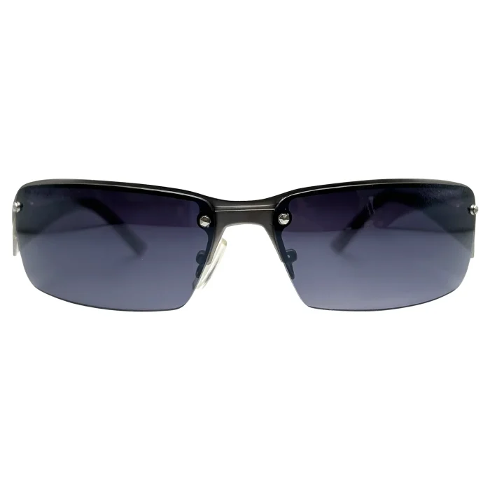 Stylish Semi-Rimless Rectangular Sunglasses - Image 2