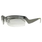 Stylish Semi-Rimless Rectangular Sunglasses - Image 5