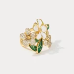 Elegant Floral Fantasy Ring - Image 10