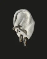 Elegant Simplicity Triangle Earrings - Image 4