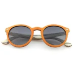 Stylish Wooden Frame Sunglasses - Image 2