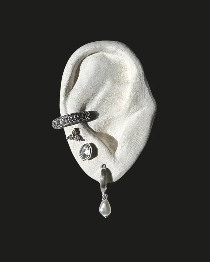 Elegant Simplicity Triangle Earrings - Image 3