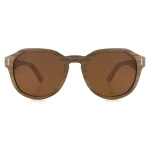 Classic Wooden-Style Sunglasses - Image 3